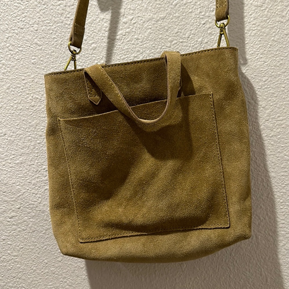 Madewell Small Transport Crossbody Bag Suede
